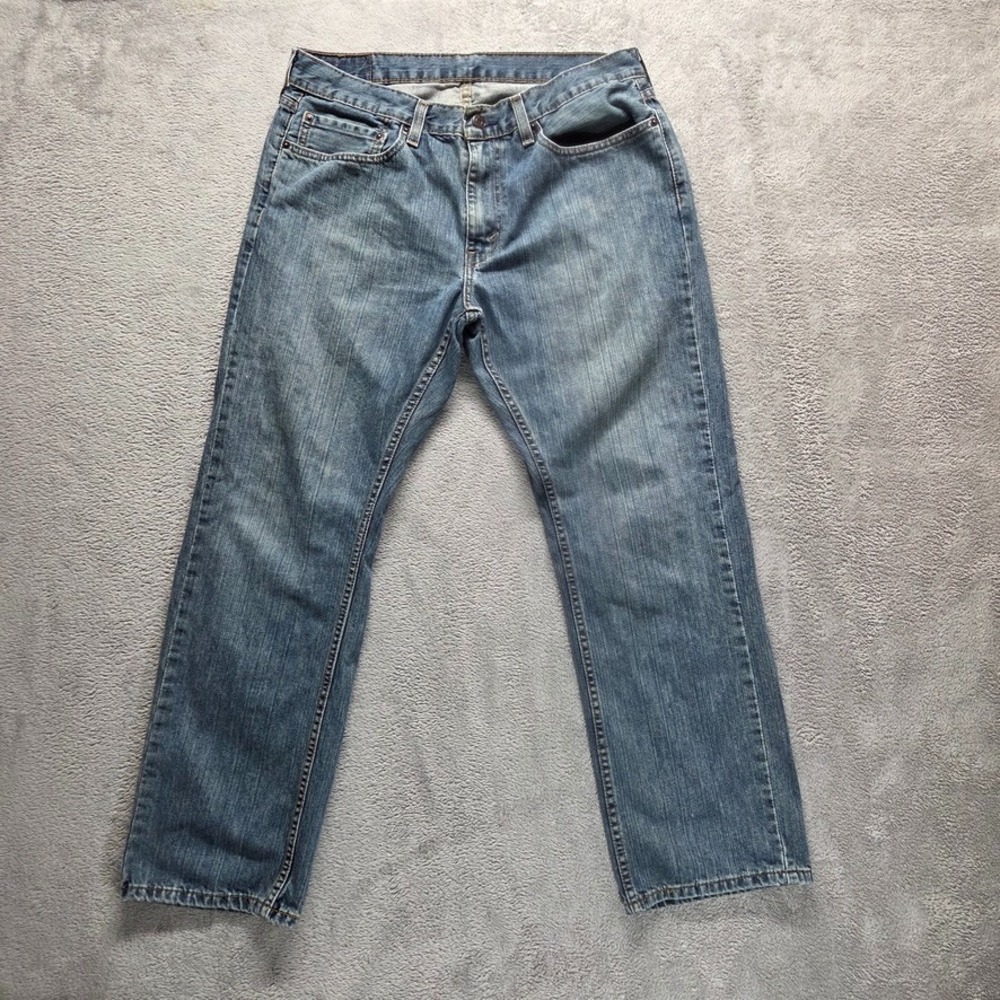 Levis 559 Jeans Mens 34X30 Blue Relaxed Straight Low Rise Loose Fit Denim